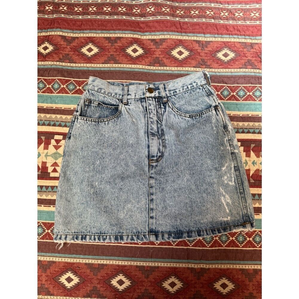 Vintage Light Wash Denim skirt